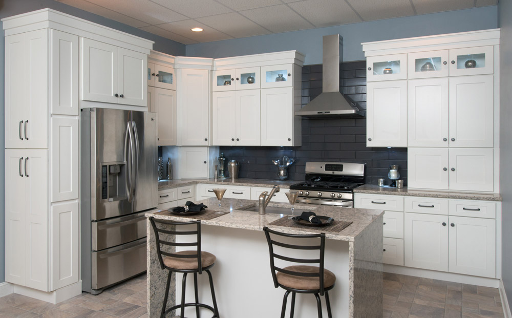 Custom - Modern White Shaker Kitchen